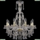 Люстра 1409/8/195/XL-68/G ★Bohemia Ivele Crystal, Золото► — Купить▼