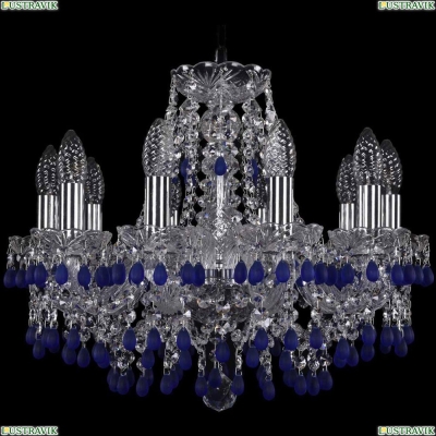 Люстра 1410/10/160/Ni/V3001 ★Bohemia Ivele Crystal, Никель► — Купить▼