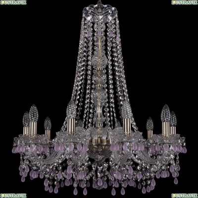 Люстра 1410/10/240/h-74/Pa/V7010 ★Bohemia Ivele Crystal, Патина► — Купить▼