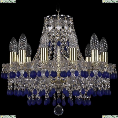 Люстра 1410/12/141/G/V3001 ★Bohemia Ivele Crystal, Золото► — Купить▼