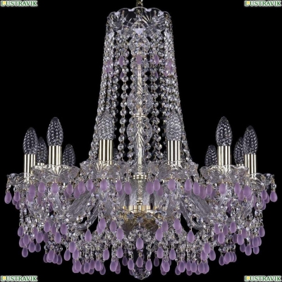 Люстра 1410/12/195/h-60/G/V7010 ★Bohemia Ivele Crystal, Золото► — Купить▼