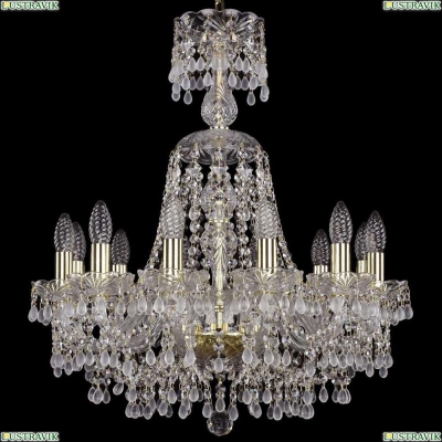 Люстра 1410/12/195/XL-67/G/V0300 ★Bohemia Ivele Crystal, Золото► — Купить▼