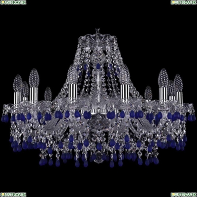 Люстра 1410/12/240/Ni/V3001 ★Bohemia Ivele Crystal, Никель► — Купить▼