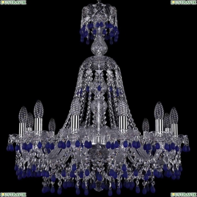Люстра 1410/12/240/XL-74/Ni/V3001 ★Bohemia Ivele Crystal, Никель► — Купить▼
