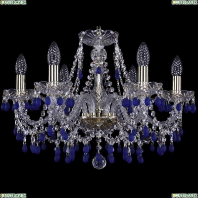 Люстра 1410/6/195/G/V3001 ★Bohemia Ivele Crystal, Золото► — Купить▼