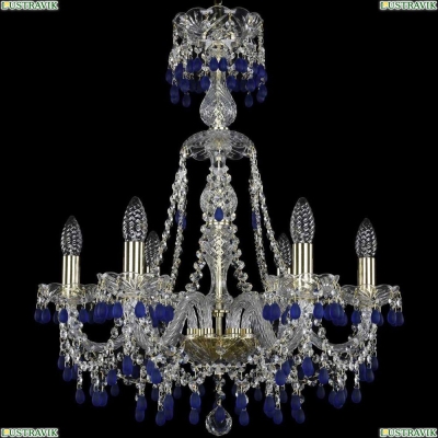 Люстра 1410/6/195/XL-66/G/V3001 ★Bohemia Ivele Crystal, Золото► — Купить▼