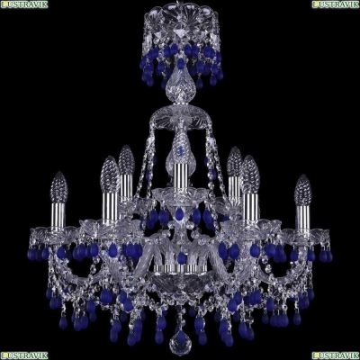 Люстра 1410/6+3/195/XL-66/Ni/V3001 ★Bohemia Ivele Crystal, Никель► — Купить▼