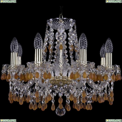 Люстра 1410/8/160/G/V1003 ★Bohemia Ivele Crystal, Золото► — Купить▼