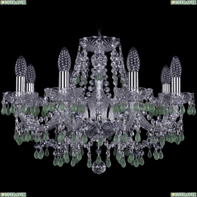 Люстра 1410/8/195/Ni/V5001 ★Bohemia Ivele Crystal, Никель► — Купить▼