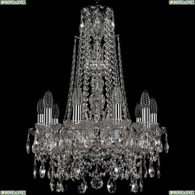 Люстра 1411/10/141/XL-66/Ni ★Bohemia Ivele Crystal, Никель► — Купить▼