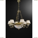 Люстра L 6402/6+3 ★Reccagni Angelo, 9 x 60Вт☀, Бронза► — Купить▼
