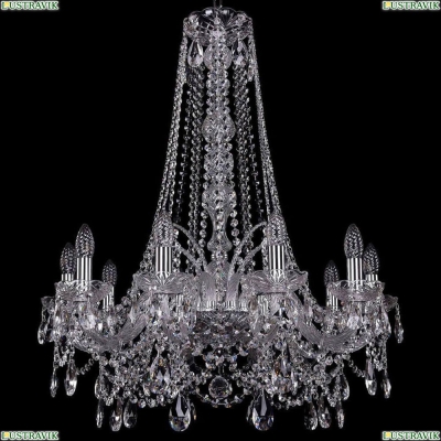 Люстра 1411/10/240/h-83/Ni ★Bohemia Ivele Crystal, Никель► — Купить▼