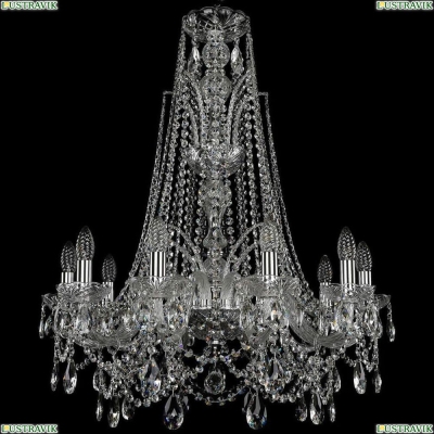 Люстра 1411/10/240/XL-84/Ni ★Bohemia Ivele Crystal, Никель► — Купить▼