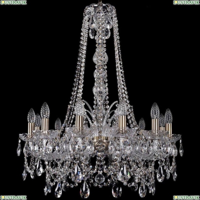 Люстра 1411/12/240/h-83/Pa ★Bohemia Ivele Crystal, Патина► — Купить▼