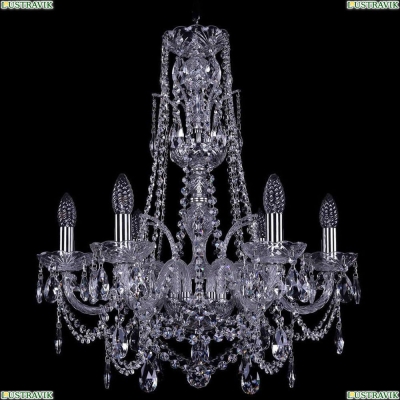 Люстра 1411/6/195/XL-63/Ni ★Bohemia Ivele Crystal, Никель► — Купить▼