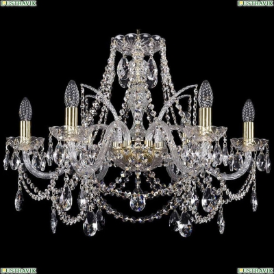 Люстра 1411/6/240/G ★Bohemia Ivele Crystal, Золото► — Купить▼