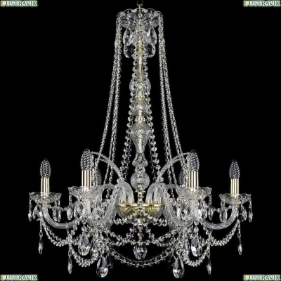 Люстра 1411/6/240/h-83/G ★Bohemia Ivele Crystal, Золото► — Купить▼