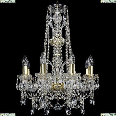 Люстра 1411/8/160/XL-65/G ★Bohemia Ivele Crystal, Золото► — Купить▼