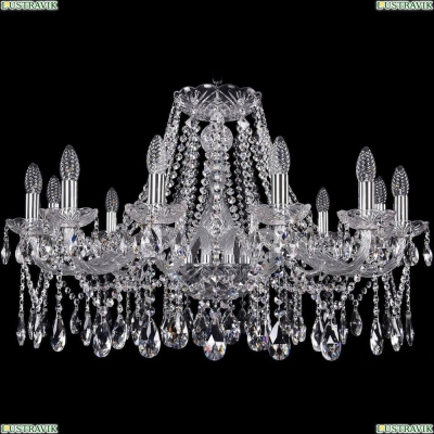 Люстра 1413/12/300/Ni ★Bohemia Ivele Crystal, Никель► — Купить▼