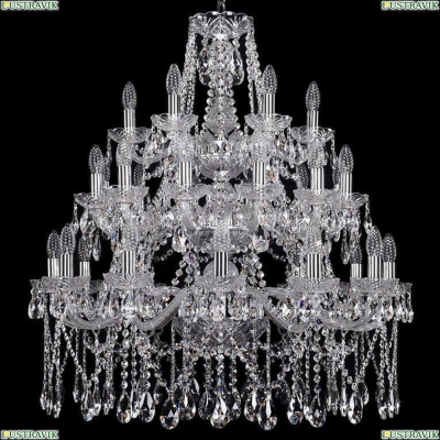 Люстра 1413/12+12+6/300/3d/Ni ★Bohemia Ivele Crystal, Никель► — Купить▼