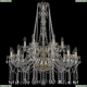 Люстра 1413/12+6/300/h-96/2d/G ★Bohemia Ivele Crystal, Золото► — Купить▼