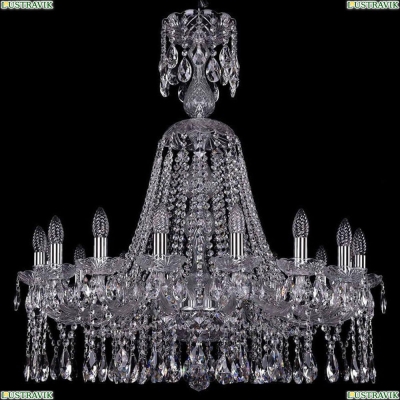 Люстра 1413/16/300/XL-91/Ni ★Bohemia Ivele Crystal, Никель► — Купить▼
