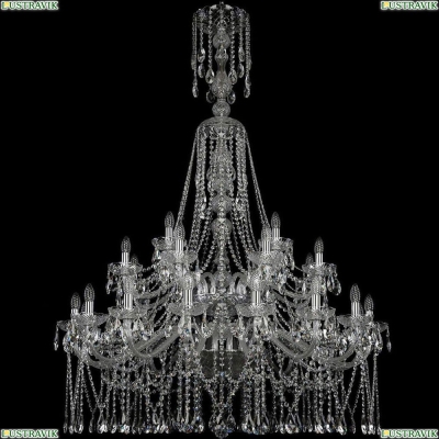 Люстра 1413/16+8+4/400/XL-163/2d/Ni ★Bohemia Ivele Crystal, Никель► — Купить▼