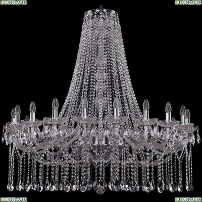 Люстра 1413/20/400/h-113/Ni ★Bohemia Ivele Crystal, Никель► — Купить▼