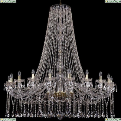 Люстра 1413/20/530/h-159/G ★Bohemia Ivele Crystal, Золото► — Купить▼