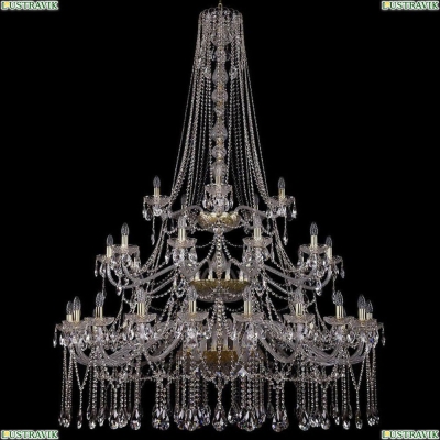 Люстра 1413/20+10+5/530/h-201/3d/G ★Bohemia Ivele Crystal, Золото► — Купить▼