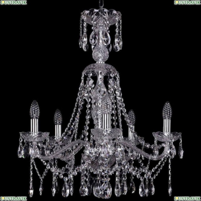 Люстра 1413/5/200/XL-66/Ni ★Bohemia Ivele Crystal, Никель► — Купить▼