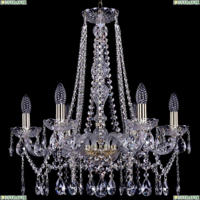 Люстра 1413/6/200/h-60/G ★Bohemia Ivele Crystal, Золото► — Купить▼