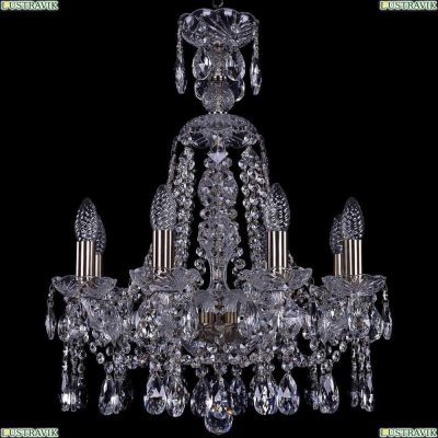 Люстра 1413/8/165/XL-61/Pa ★Bohemia Ivele Crystal, Патина► — Купить▼