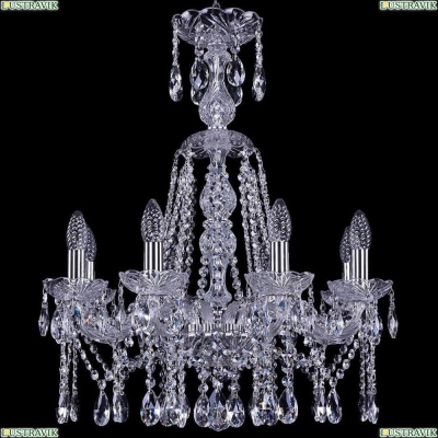 Люстра 1413/8/200/XL-66/Ni ★Bohemia Ivele Crystal, Никель► — Купить▼