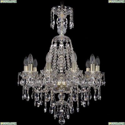 Люстра 1415/10/200/XL-76/G ★Bohemia Ivele Crystal, Золото► — Купить▼