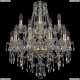 Люстра 1415/10+5/200/2d/G ★Bohemia Ivele Crystal, Золото► — Купить▼