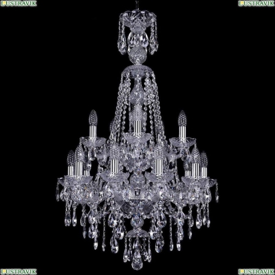 Люстра 1415/10+5/200/XL-97/2d/Ni ★Bohemia Ivele Crystal, Никель► — Купить▼