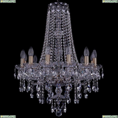 Люстра 1415/12/200/h-75/Pa ★Bohemia Ivele Crystal, Патина► — Купить▼