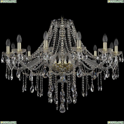 Люстра 1415/12/360/G ★Bohemia Ivele Crystal, Золото► — Купить▼