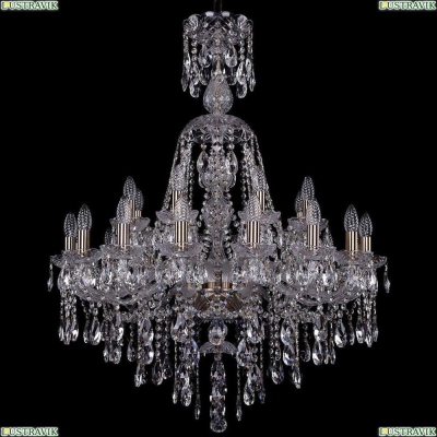 Люстра 1415/16+8/300/XL-106/Pa ★Bohemia Ivele Crystal, Патина► — Купить▼