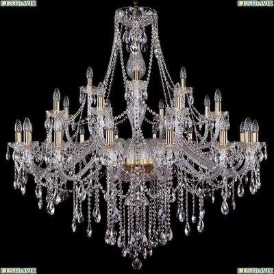 Люстра 1415/16+8+4/460/G ★Bohemia Ivele Crystal, Золото► — Купить▼