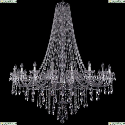 Люстра 1415/20/530/h-180/Ni ★Bohemia Ivele Crystal, Никель► — Купить▼