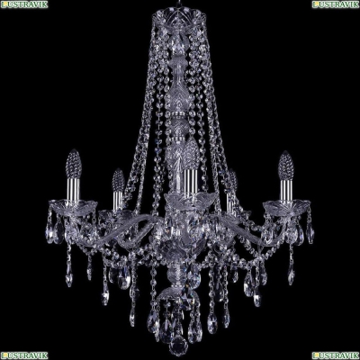 Люстра 1415/5/200/h-75/Ni ★Bohemia Ivele Crystal, Никель► — Купить▼