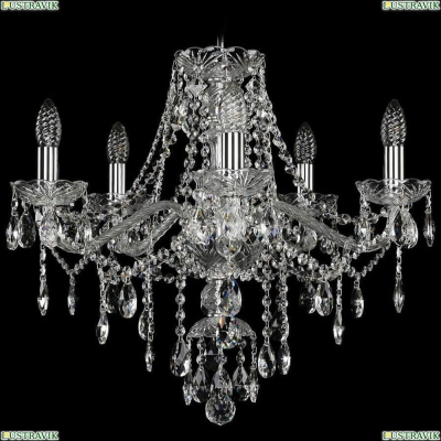Люстра 1415/5/200/Ni ★Bohemia Ivele Crystal, Никель► — Купить▼