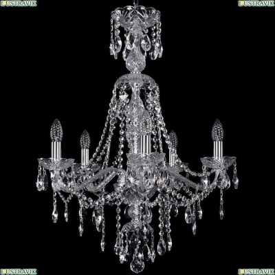Люстра 1415/5/200/XL-76/Ni ★Bohemia Ivele Crystal, Никель► — Купить▼