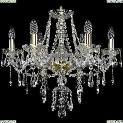 Люстра 1415/6/200/G ★Bohemia Ivele Crystal, Золото► — Купить▼