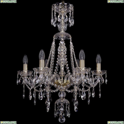 Люстра 1415/6/200/XL-77/G ★Bohemia Ivele Crystal, Золото► — Купить▼