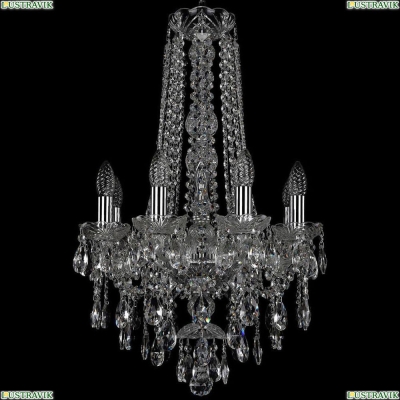 Люстра 1415/8/141/h-69/Ni ★Bohemia Ivele Crystal, Никель► — Купить▼