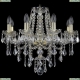 Люстра 1415/8/200/G/Leafs ★Bohemia Ivele Crystal, Золото► — Купить▼