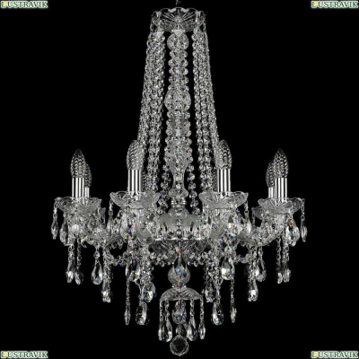 Люстра 1415/8/200/h-76/Ni ★Bohemia Ivele Crystal, Никель► — Купить▼